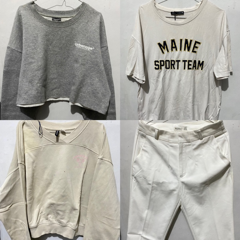 Preloved Baju / Celana Stradivarius, HnM, Zara, Urbanage