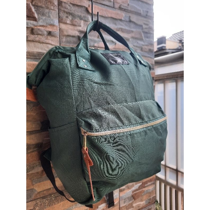 Ransel Hijau ANELLO - TAS PRELOVED BRANDED ORIGINAL
