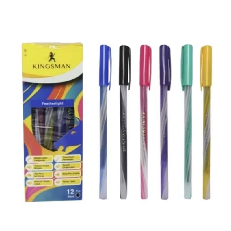 

BOLPEN ULIR MERK KINGSMAN isi 12pcs