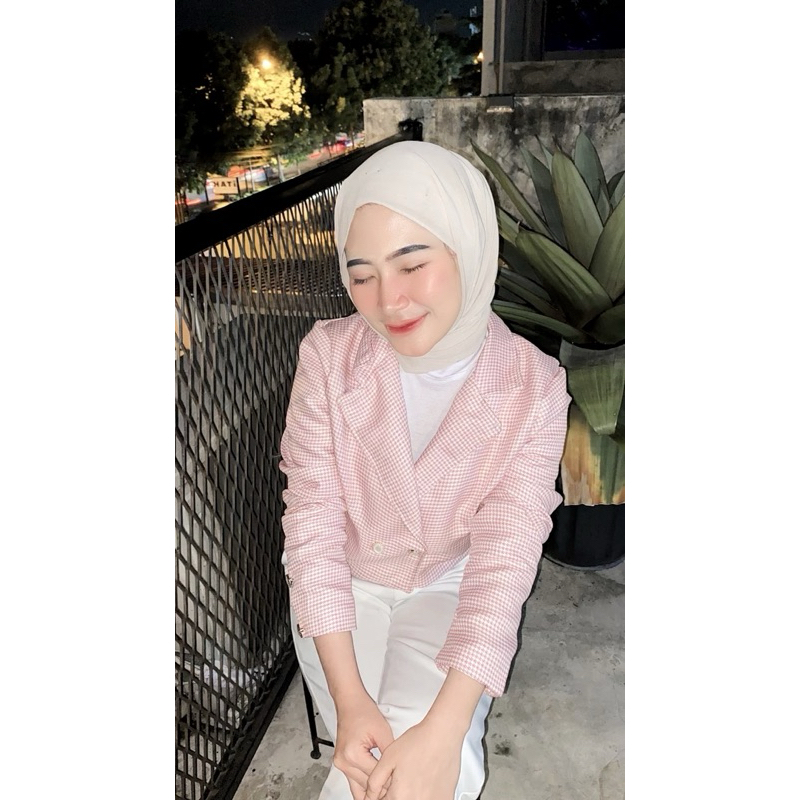 blazer crop vania blazer crop premium blazer crop korean