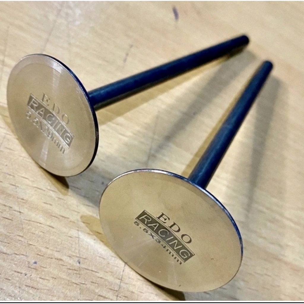 klep tiger 34/29 klep 35/30 klep 36/31 klep 37/32 batang 5,5 dan batang 5mm edo racing