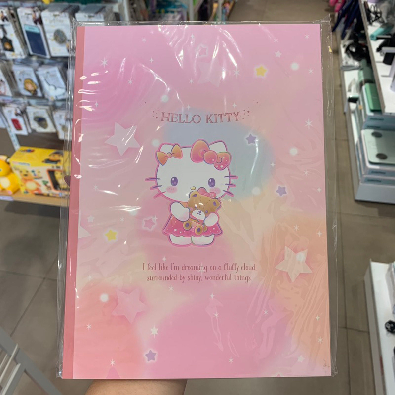 

Miniso B5 Glue-Bound Book (64 Sheets) (Hello Kitty & Kuromi) Paper
