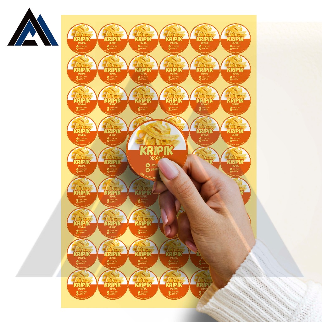 

Stiker Chromo/Bontak Label Kemasan (FREE CUTTING)