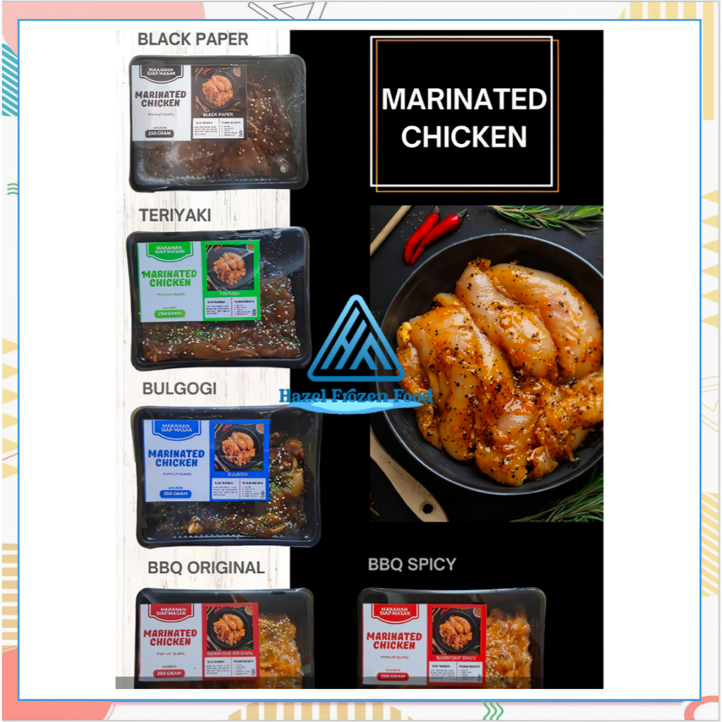 

Chicken Slice Marinasi 250 g Frozen Food Karawang