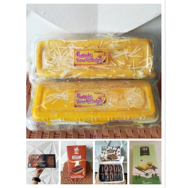 

ANEKA OLEH-OLEH BANDUNG ROLL ABON/PANCAKE DURIAN/TALAS BOGOR/BOLU LEMBANG/KUE BALOK