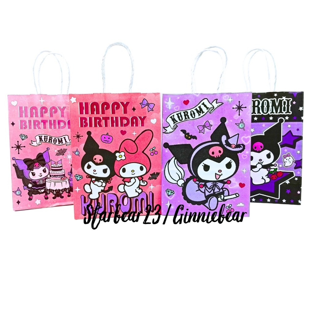 

Paperbag Kertas Kraft/Tas Souvenir Sanrio and Friends Size Small