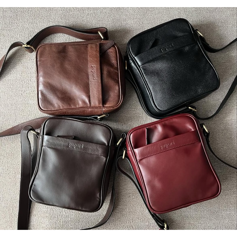 Pepari Leather Tas Pria Kulit Sapi Sling Bag PA - 150