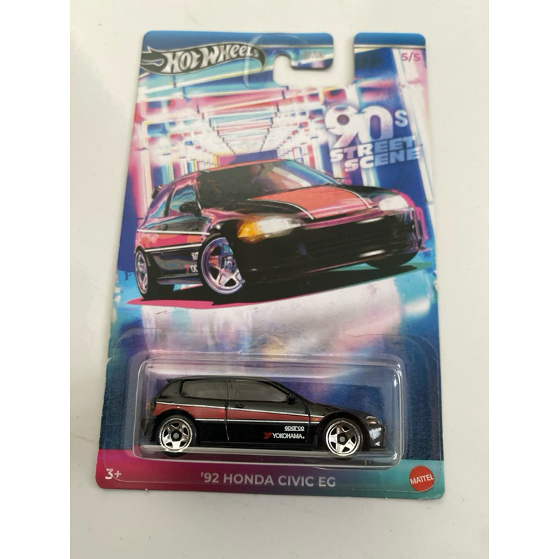 HOT WHEELS 92 HONDA CIVIC EG 90s