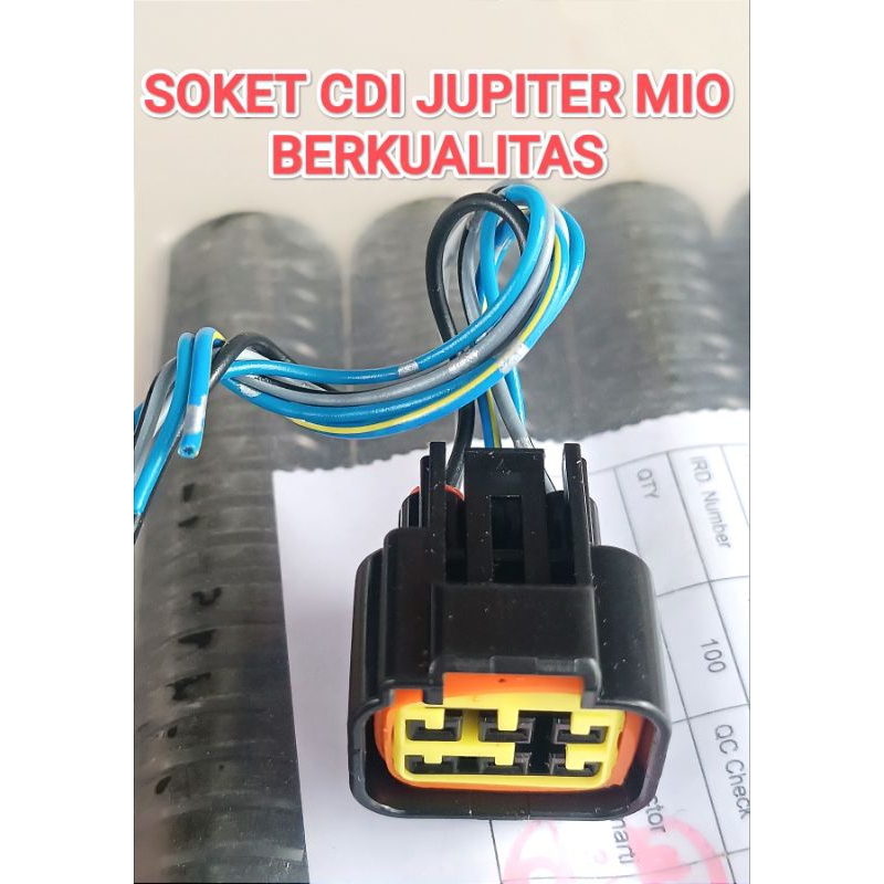 COP SOKET SOCKET CDI YAMAHA JUPITER Z MIO SOUL SMASH SATRIA FU KABEL 6 KUALITAS ORIGINAL