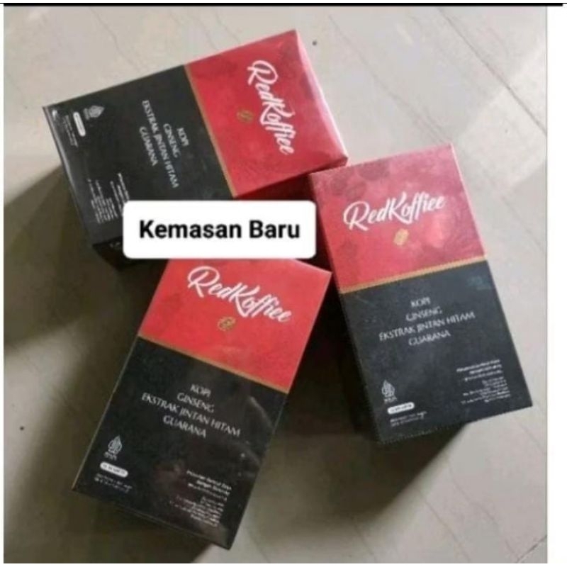 

Red koffiee , kopi merah kemasan baru