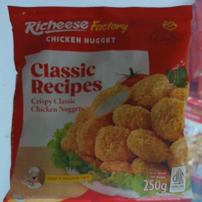 

RICHEESE CHICKEN NUGGET CLASSIC RECIPES 250 GRAM