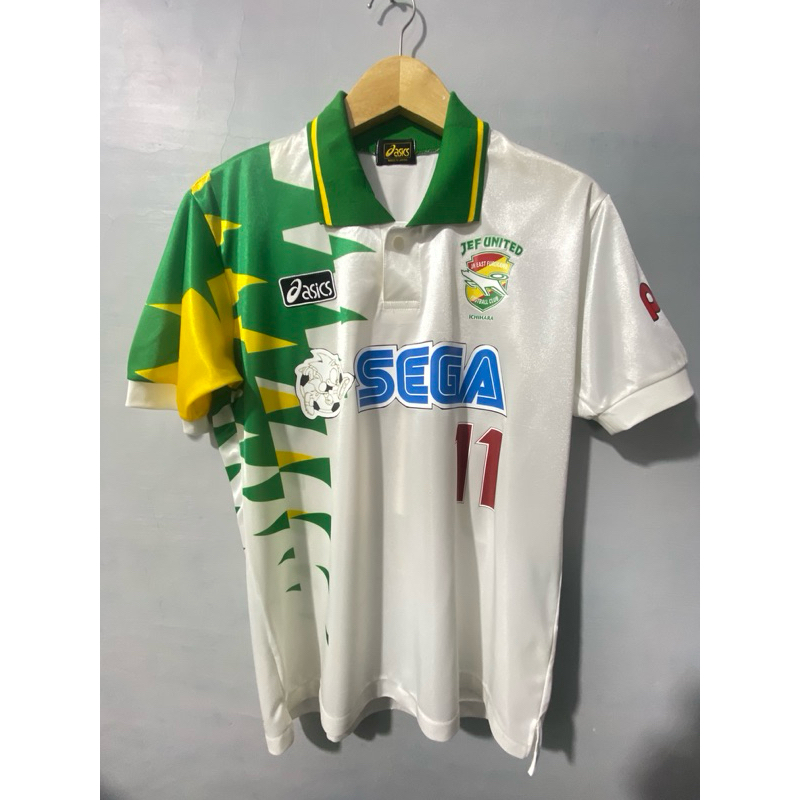 Jersey Original Vintage Jeff United Ichiba away 1993 template by Asics apparel