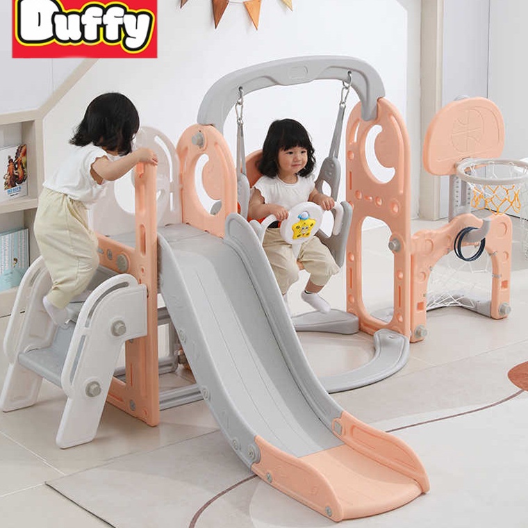 SALETERBATAS Duffy toys 3in1 Mainan SNI Prosotan Ayun Perosotan Ayunan Seluncuran Anak Premium Berst