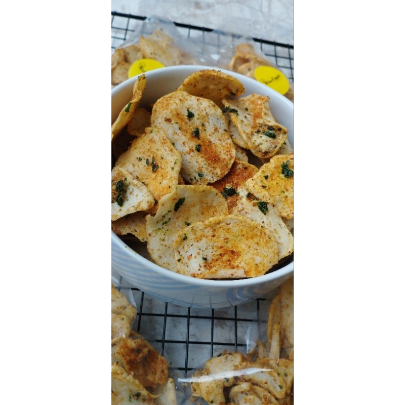 

Basreng pedas gurih daun jeruk 100gram - Alsha foodie