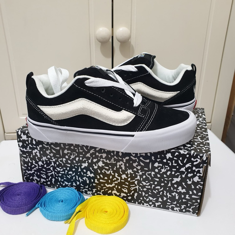 VANS VAULT X IMRAN POTATO KNU SKOOL VR3 LX BLACK WHITE