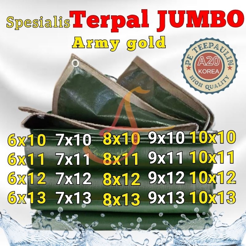 PROMO terpal plastik Korea A20 10x12 6x15 9x13 terpal tenda terpal UV terpal premium terpal palembar