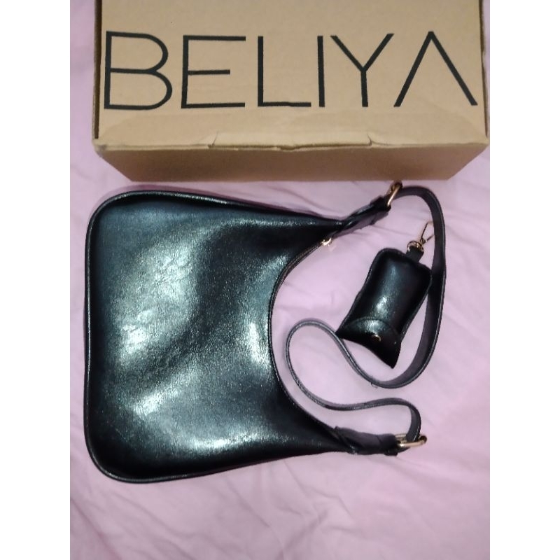 ‼️NEGO HMU‼️beliya totebag reni shoulder bag black new