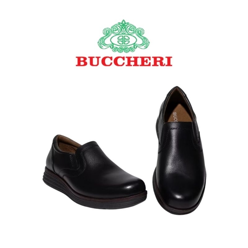 BUCCHERI MARCO Sepatu Formal Pria Full Kulit-C1019-BLACK