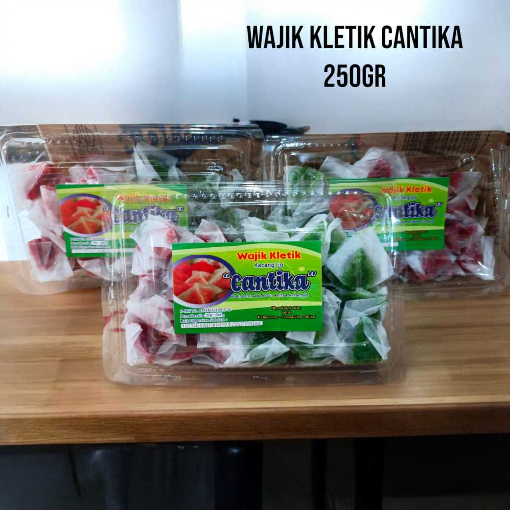 

Wajik kletik cantika 250gr - Jajan lebaran - jajan natal - camilan