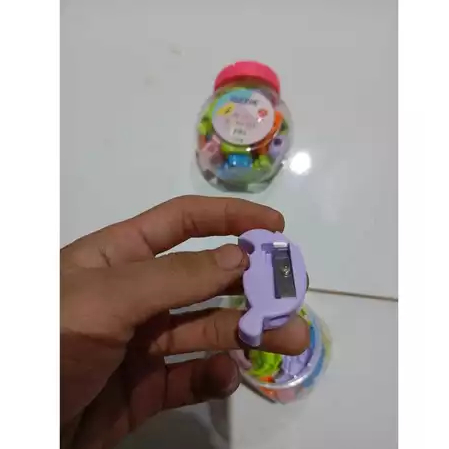

[NEW ARIVAL] Rautan serutan pensil toples isi 24 pcs