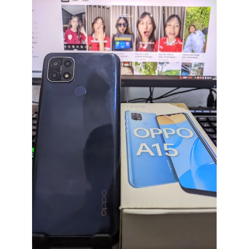 oppo a15 orian 3/32 bekas berkualitas