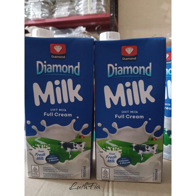 

Susu UHT Full cream 1Liter Diamond