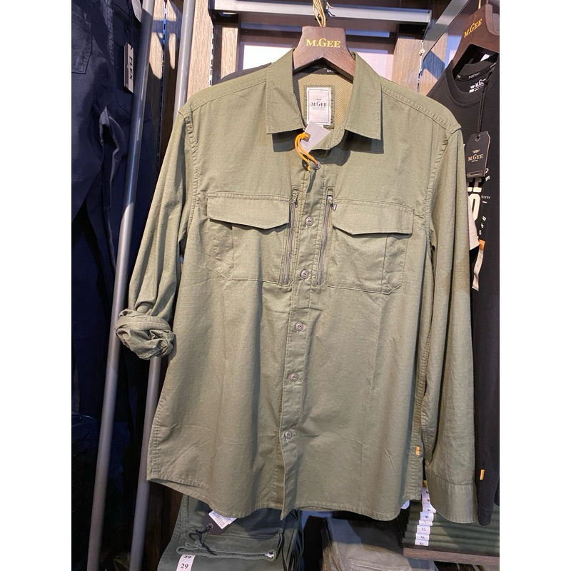 KEMEJA MGEE OUTDOOR ORIGINAL GORDON C067 OLIVE