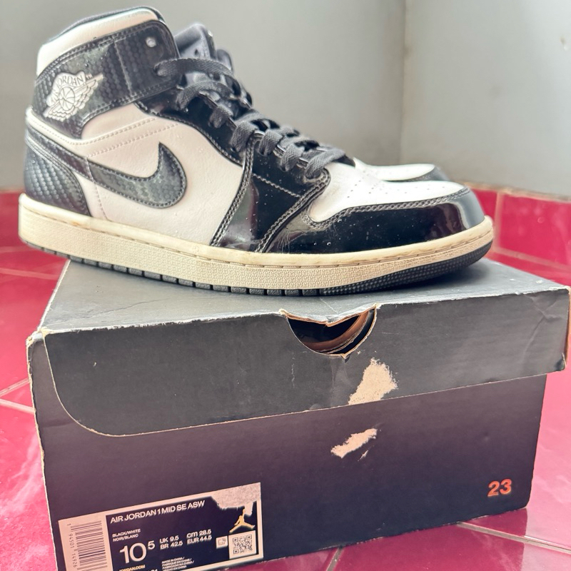 Nike Air Jordan 1 Mid Carbon Fiber prelove