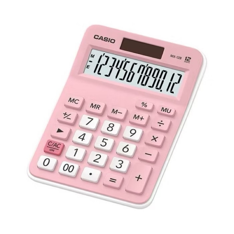 

Kalkulator Casio MX 12B Calculator MX-12B Desktop 12 Digit Kalkulator Lucu Pink