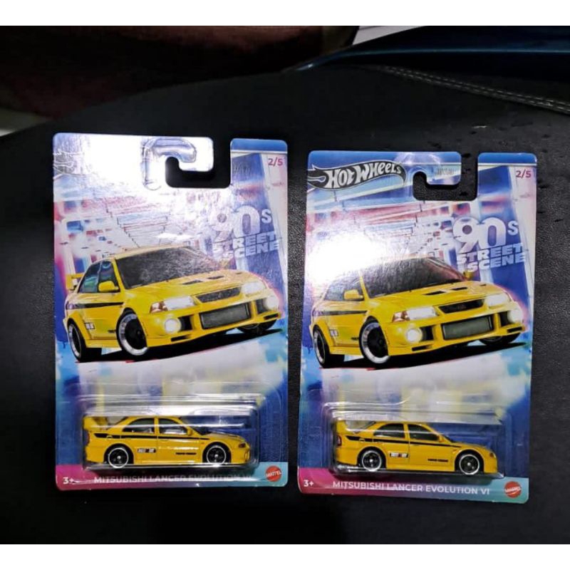 hotwheels lancer evo 90s street scene