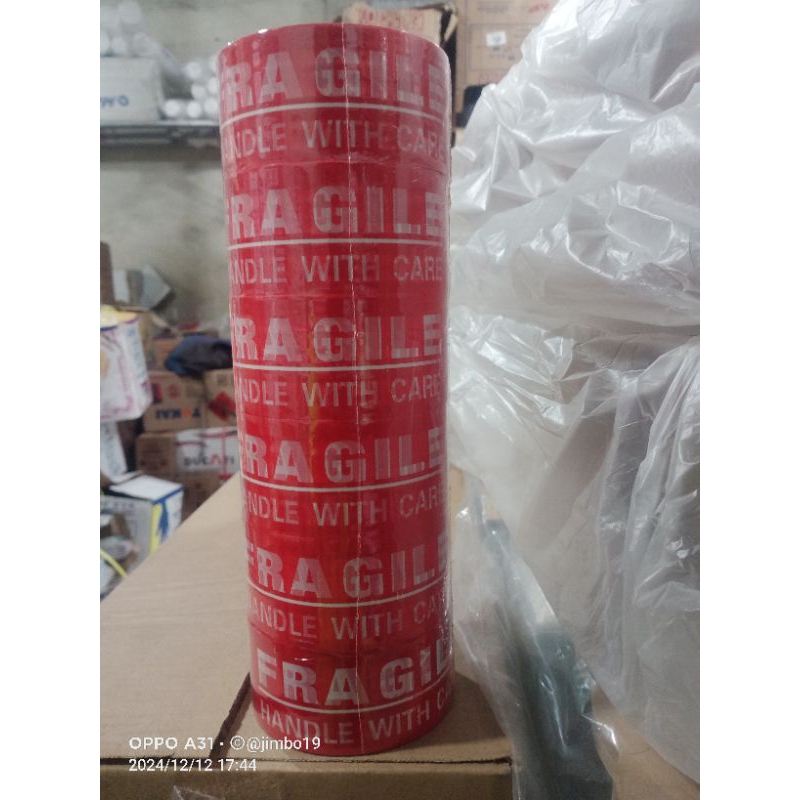 LAKBAN Fragile (Merah) / LAKBAN Fragile ( putih)