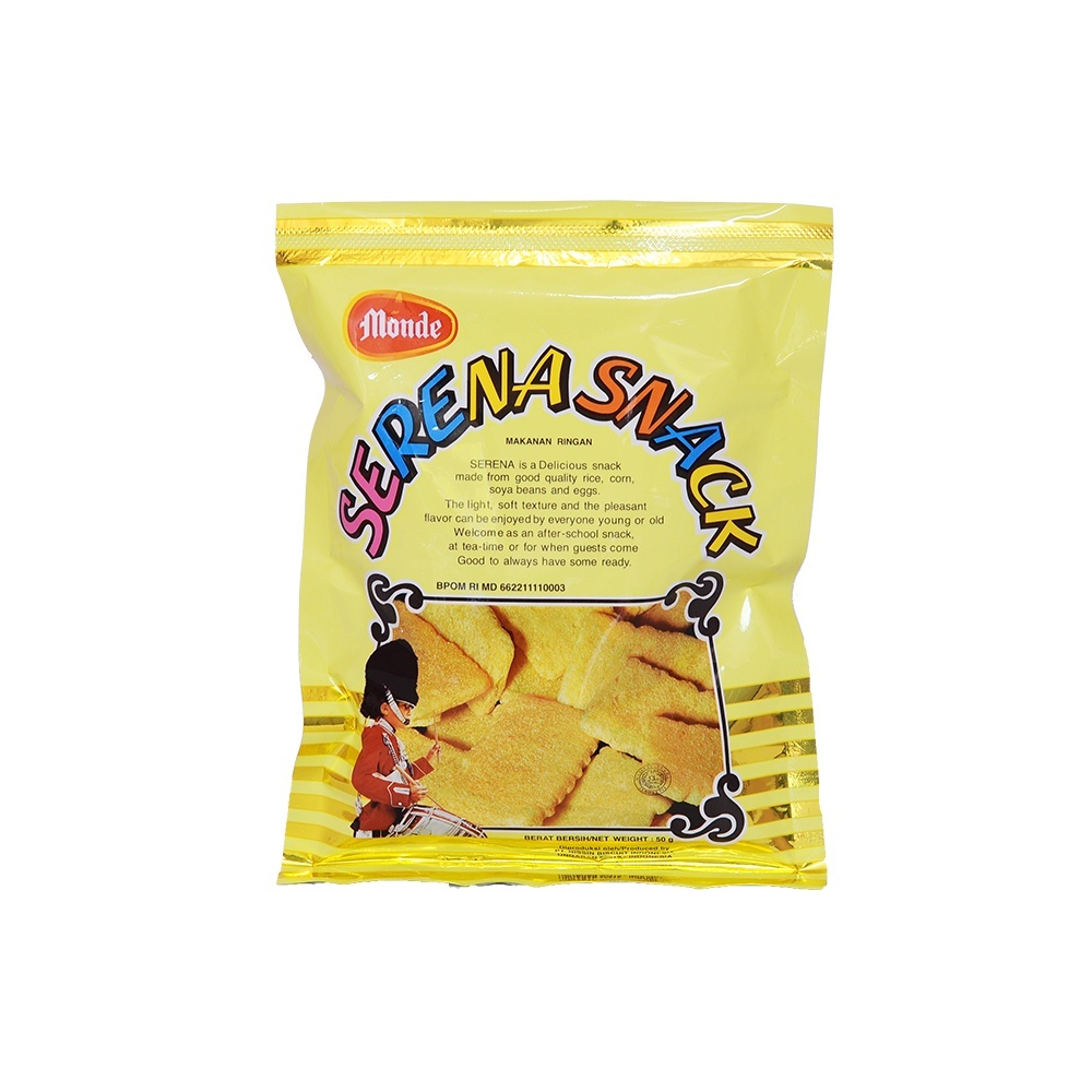 

MONDE BISCUIT SERENA SNACK GOLD PCK 50 G