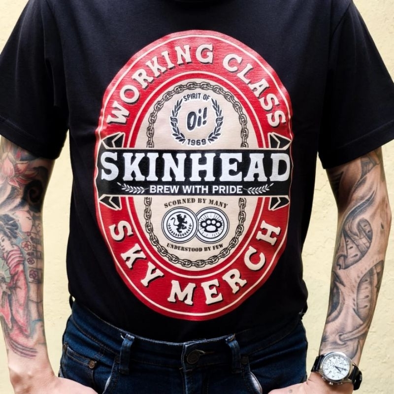 TSHIRT SKINHEAD BREW WITH PRIDE