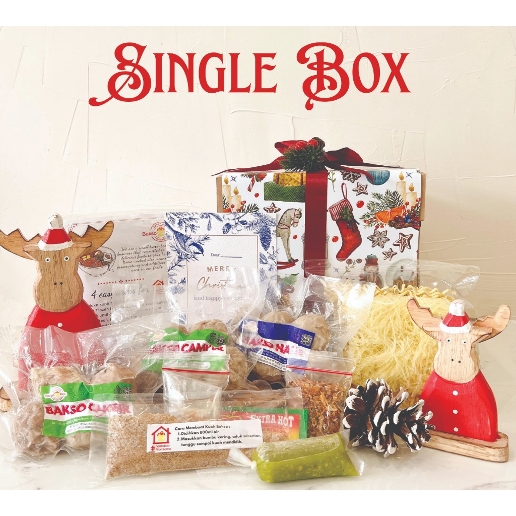 

Christmas Hampers Gift Box - Bakso Single Pack