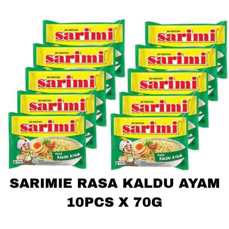 

Sarimi kaldu ayam mi instan 70g (10pcs)