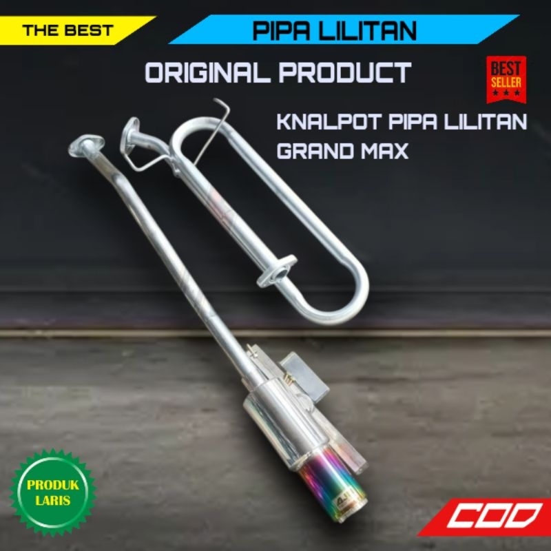 knalpot pipa lilitan mobil Grand max pick up