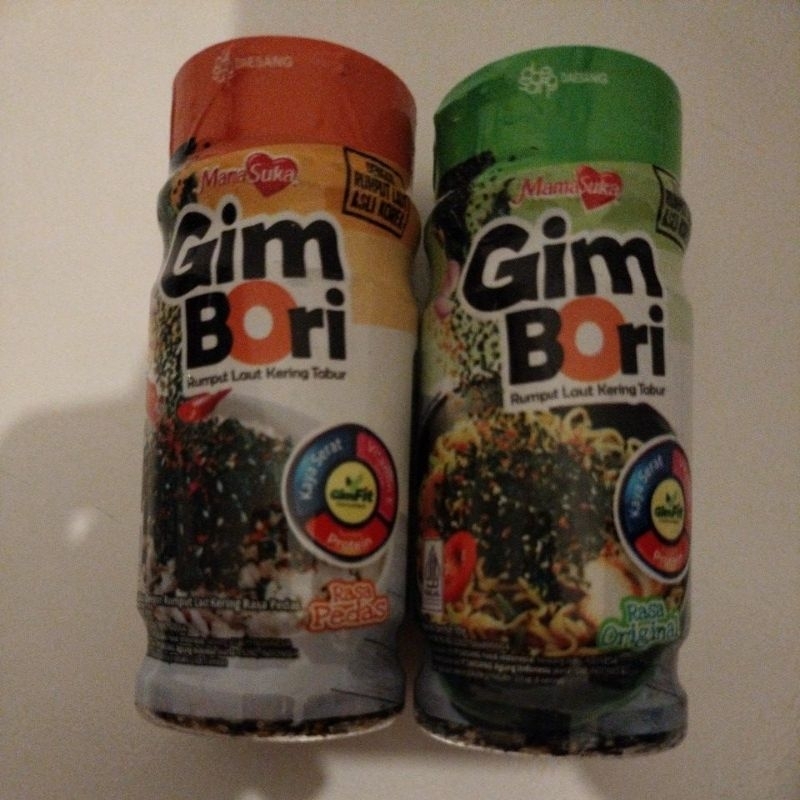 

Mamasuka Gim Bori Rumput Laut Tabur 30gram - Original - Pedas