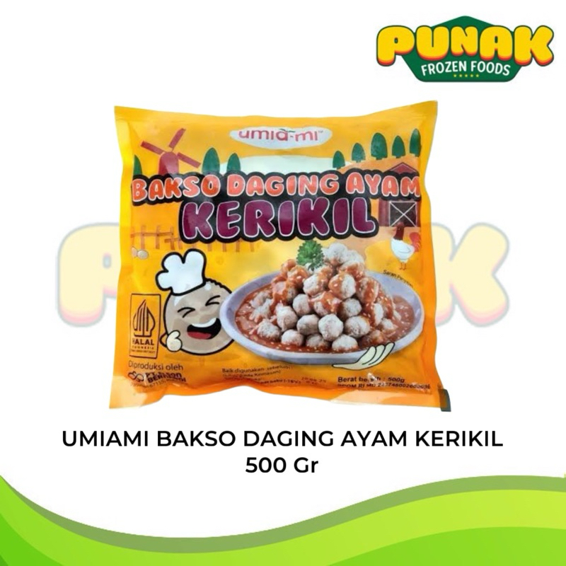 

UMIAMI BAKSO DAGING AYAM KERIKIL (500G)