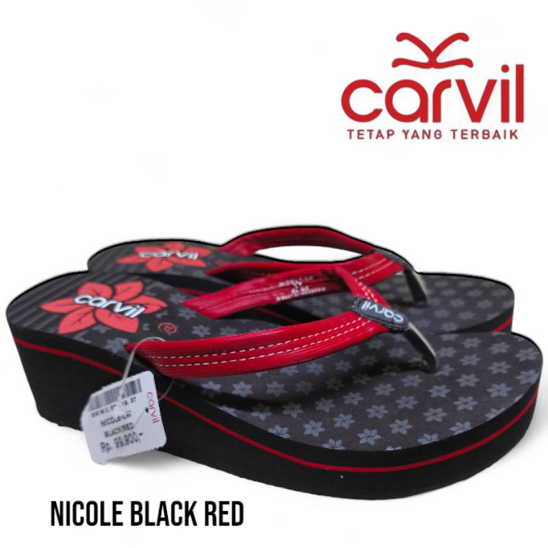Wedges wanita Carvil Sandal Wedges Wanita Berkualitas - Original