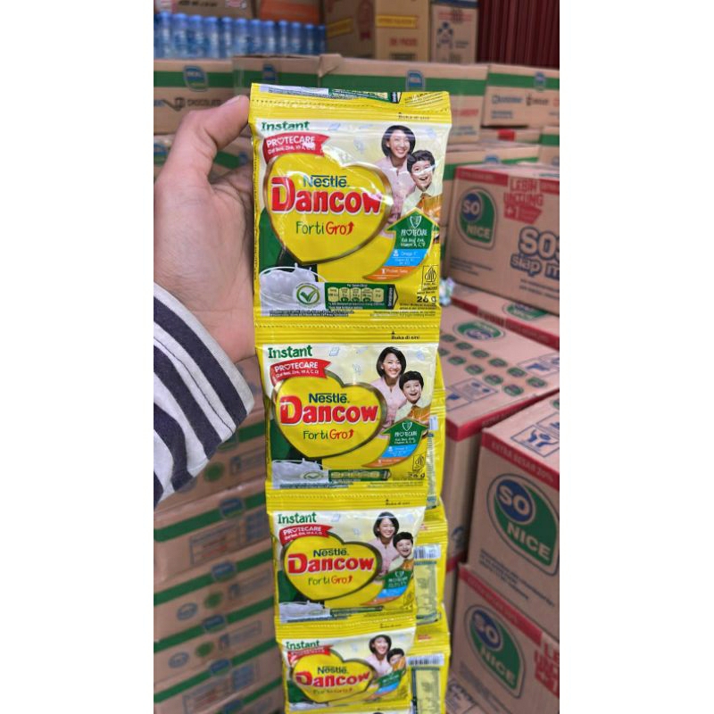 

Dancow sachet 62 gram 1 renceng / Dancow Vanila Coklat