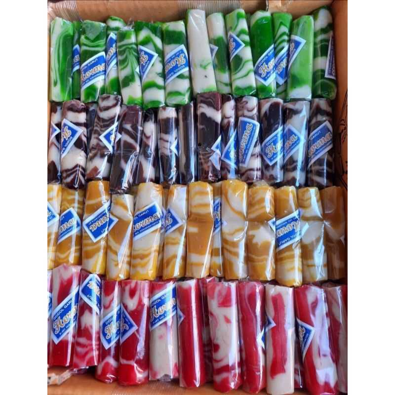 

Dodol Pelangi Herma asli Garut 1kg/Dodol kertas Herma asli Garut berat ket 1kg