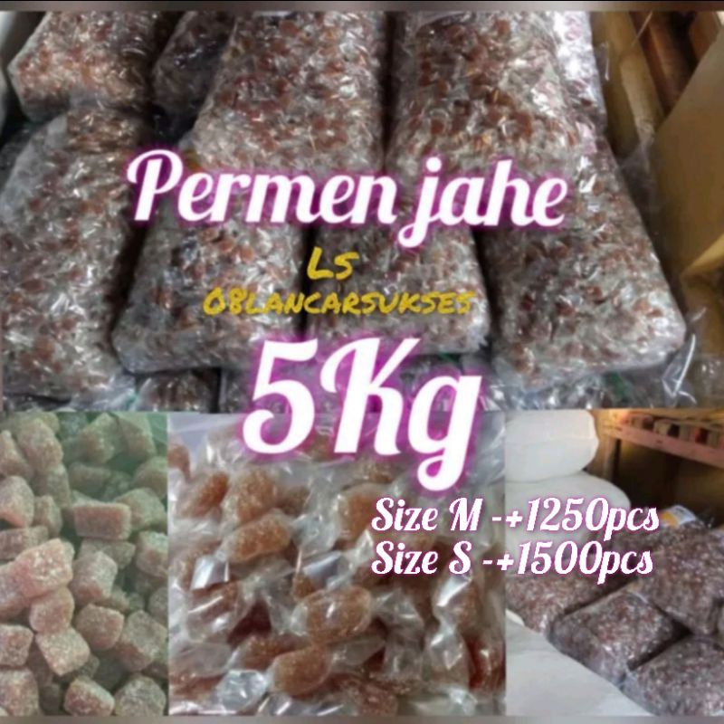 

pink PERMEN JAHE 5kg