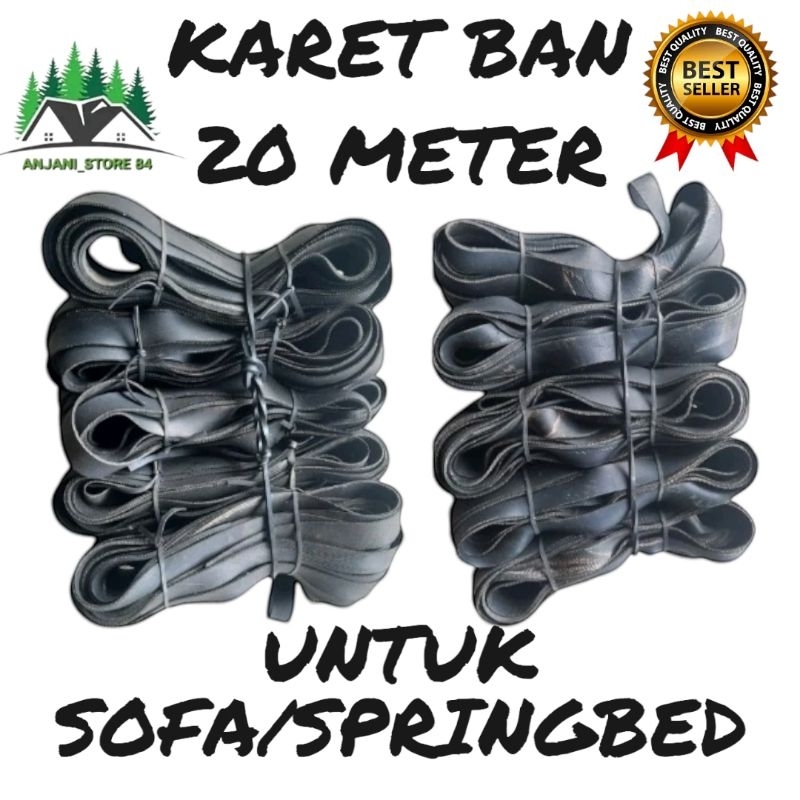 Tali Ban | Karet Ban Untuk Jok Sofa Kursi Springbed (20 Meter)
