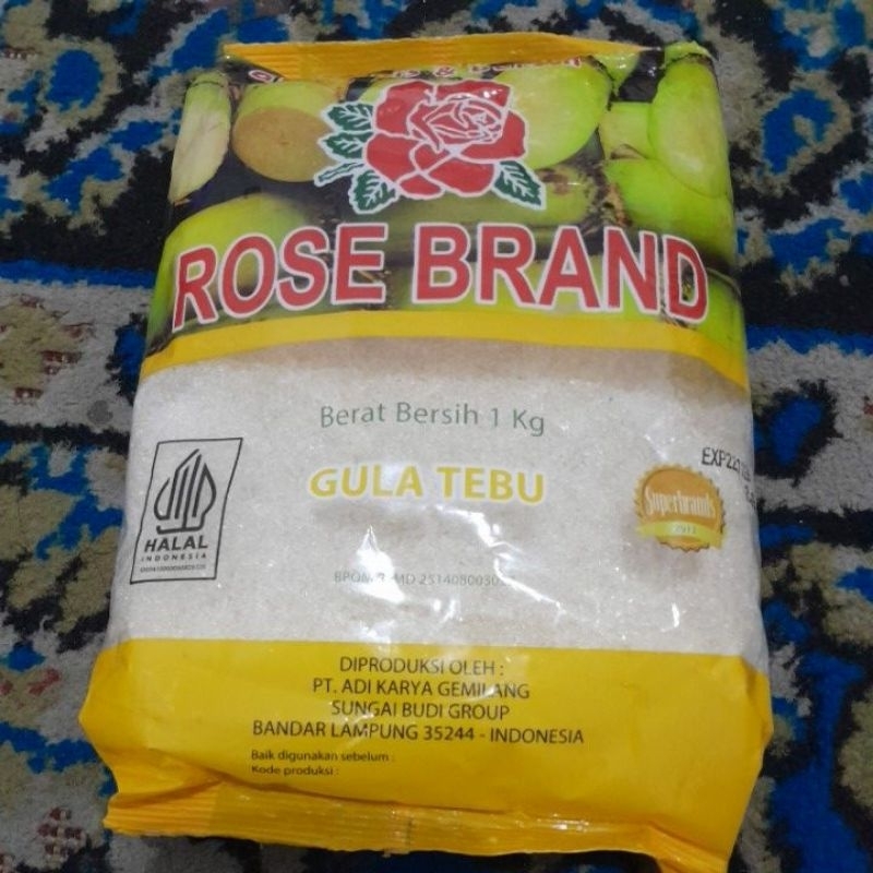 

Gula Tebu Rose Brand Kuning 1kg