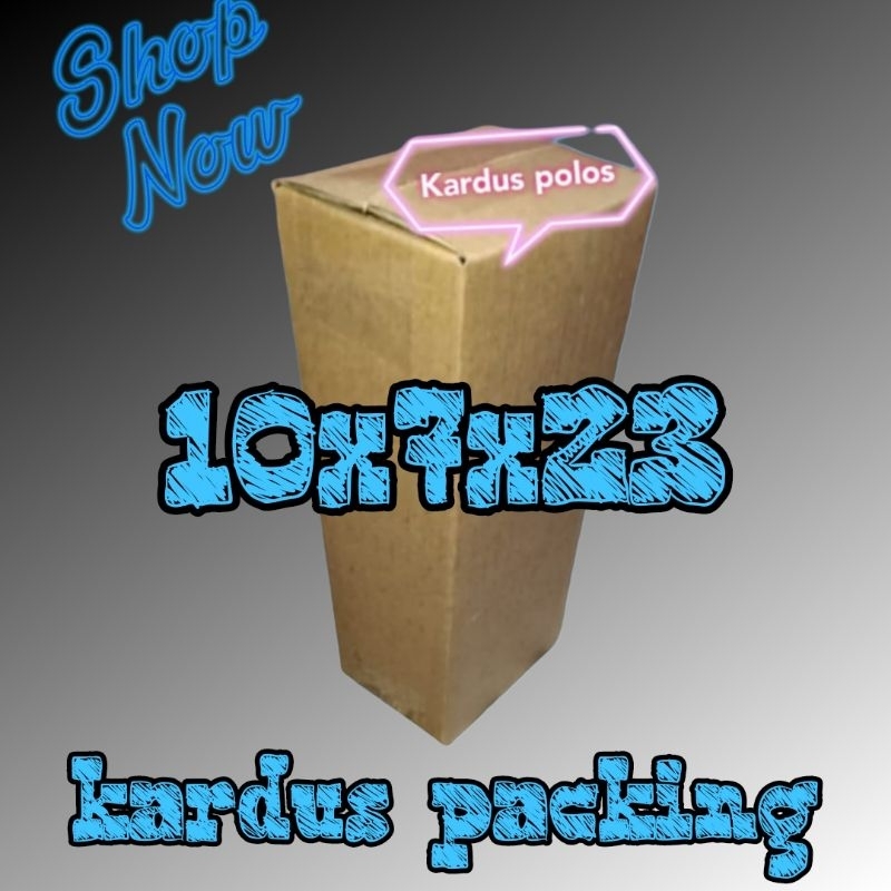 

kardus packing 10x7x23 kardus tutup atas kardus kecil