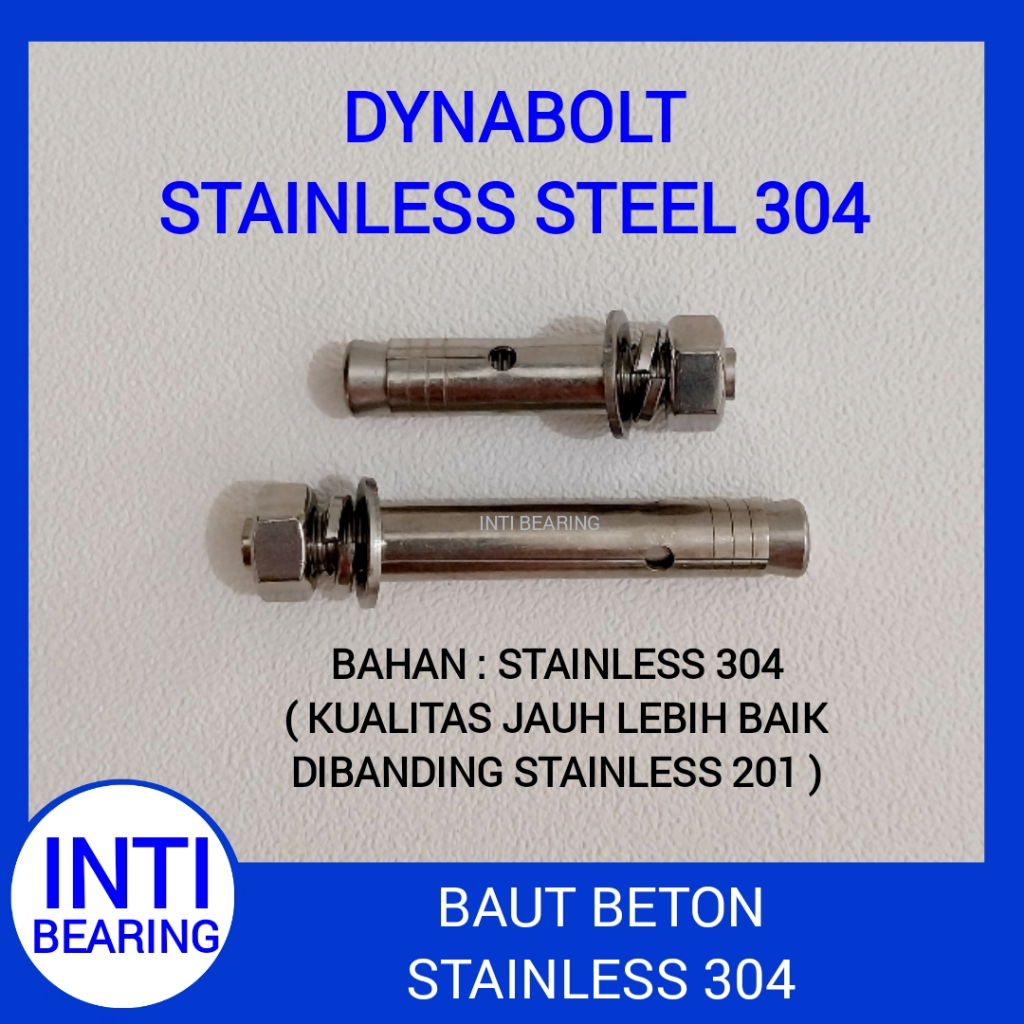 DYNABOLT STAINLESS M8X70 DYNABOLT STAINLESS M8X60 STAINLESS 304 DINABOLT STAINLESS M8X70 SS 304 SUS 