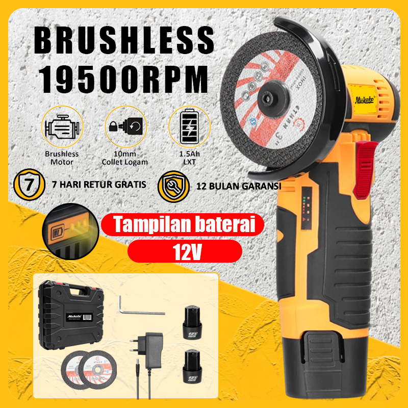 mesin gerinda tangan cordless Angle Grinder mini Brushless Angle Grinder Brushless Gerinda Angle
