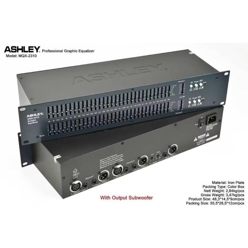 Equalizer Ashley MQX - 2310 / EQ Ashley MQX2310 Original
