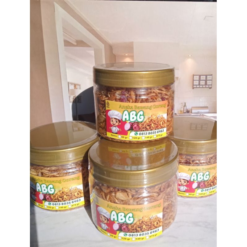 

Aneka Bawang Goreng Premium Gurih Renyah enak - 120 gram Tanpa TEPUNG