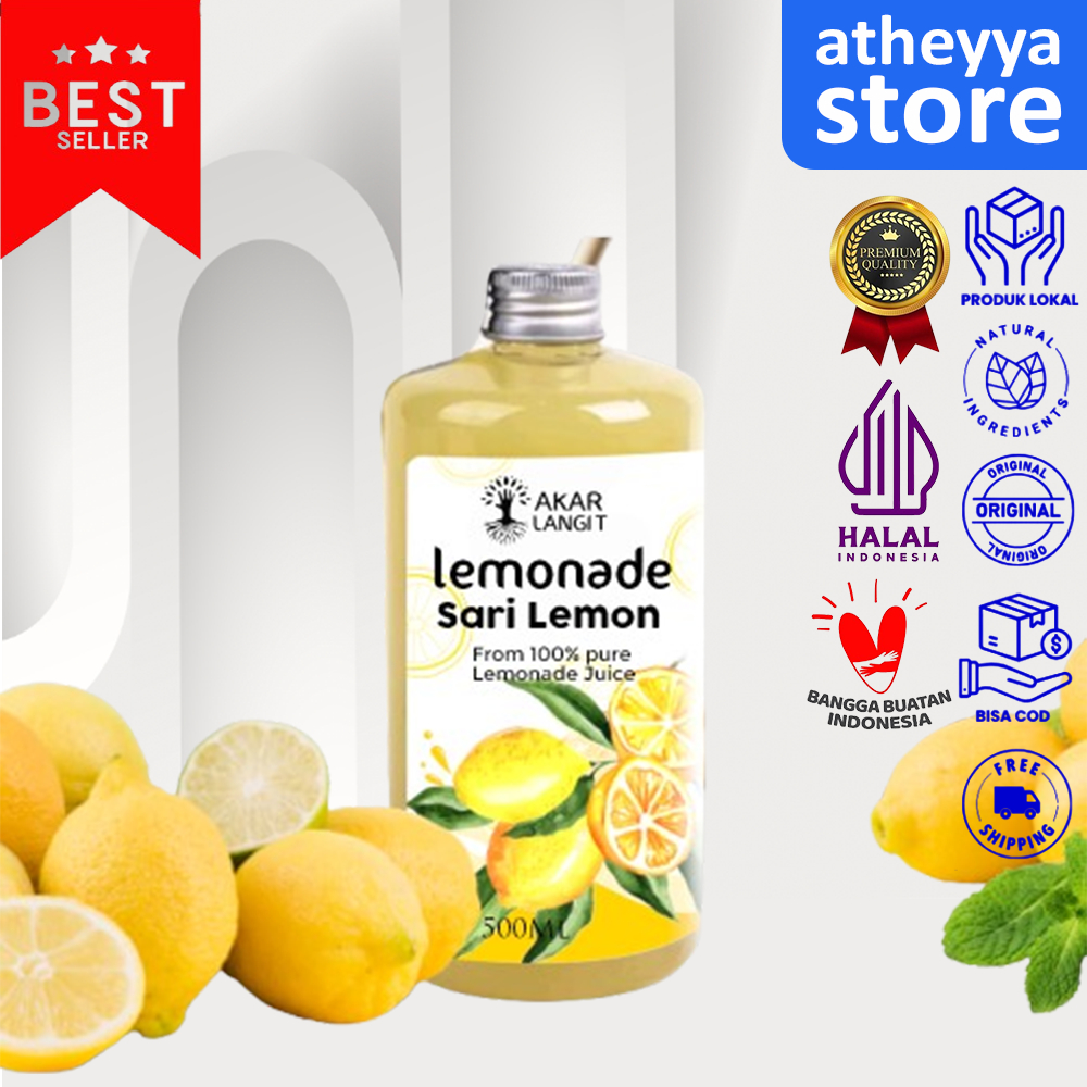 

Sari Lemon 500 ML Pure Lemon Fresh 100% Asli Akarlangit